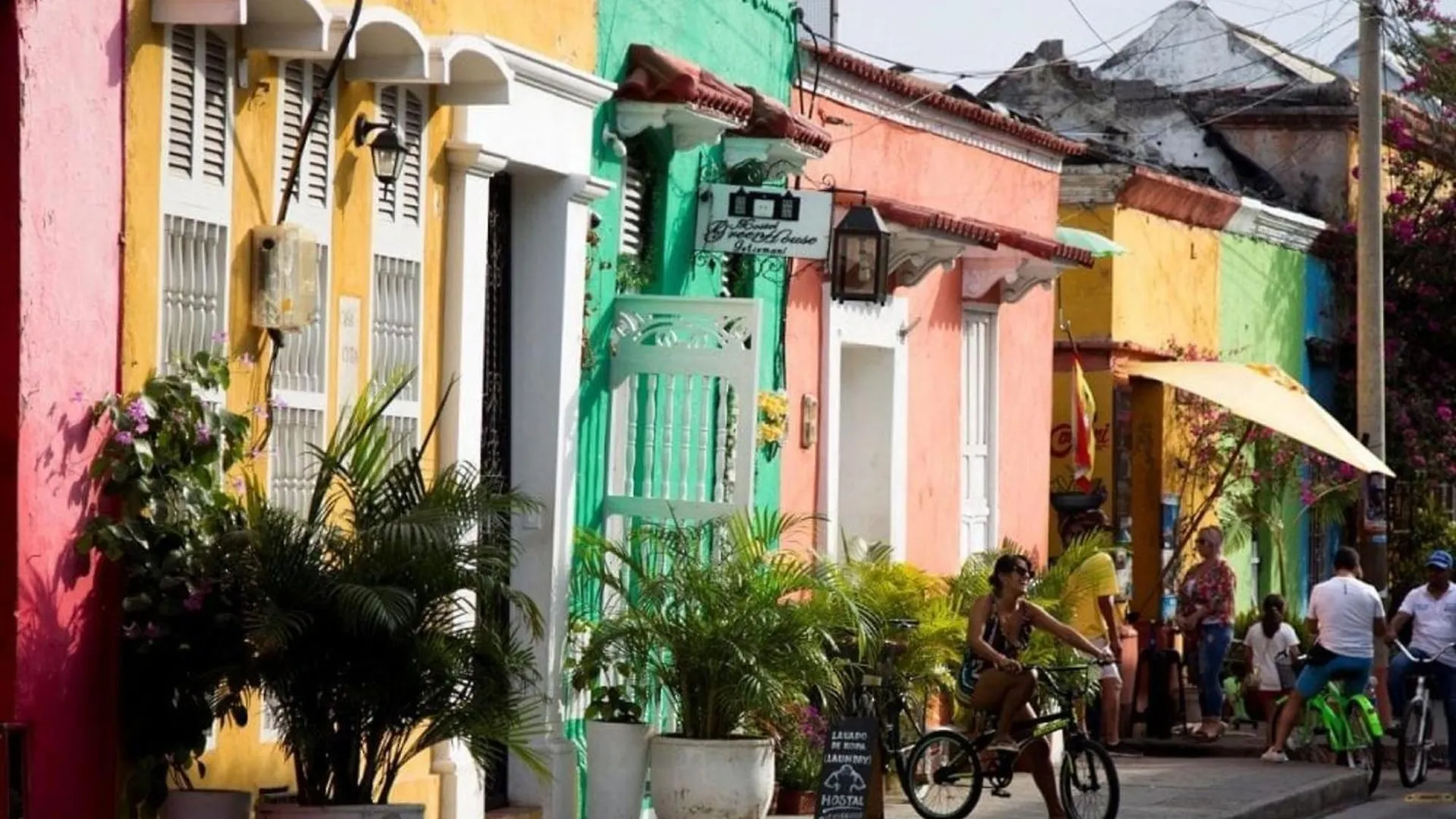 4Cr-1M 4 Bedroom House In Getsemani With Air Conditioning And Wifi Cartagena